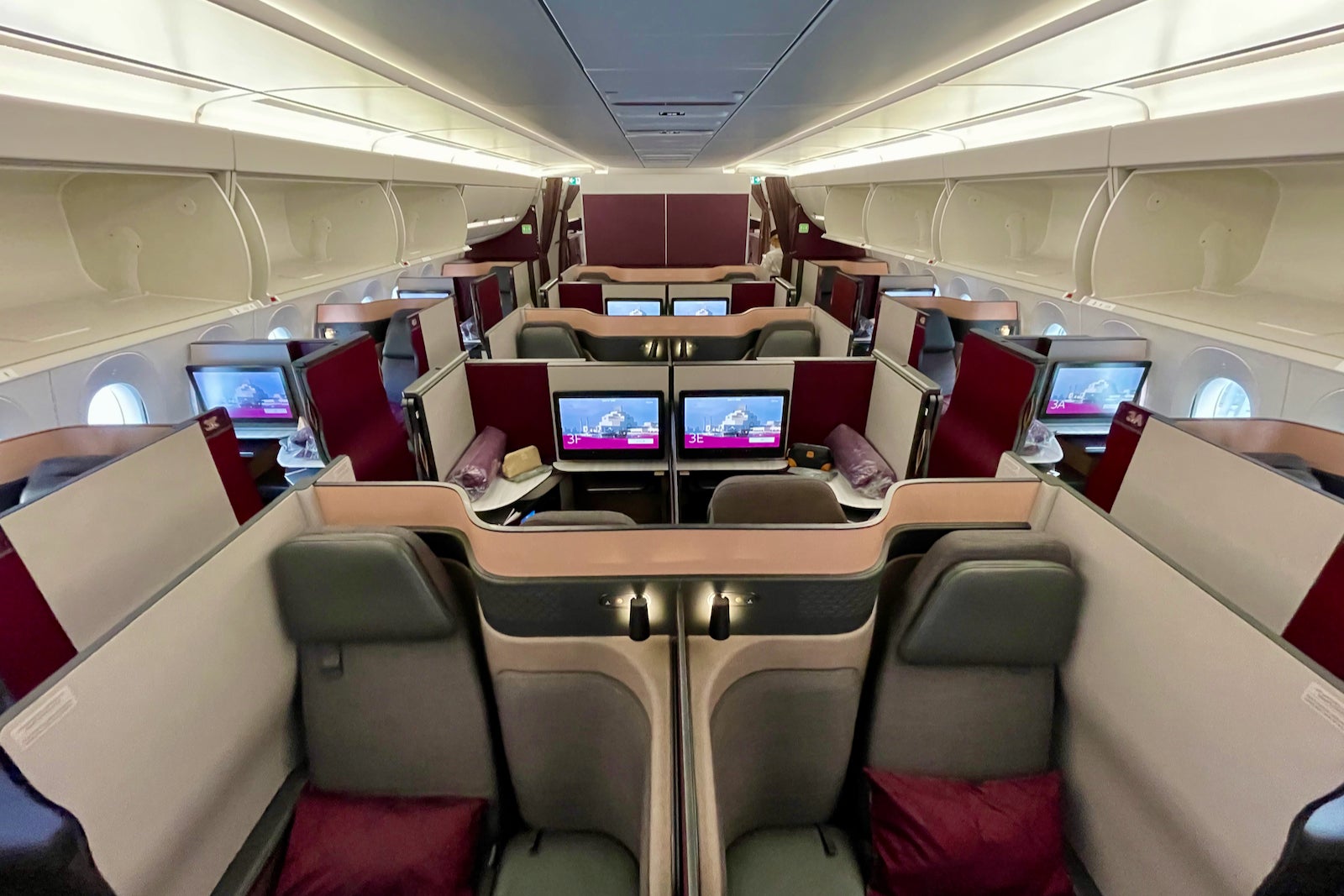Flying Qatar S Qsuite Business Class On The Inaugural San Francisco Flight The Points Guy