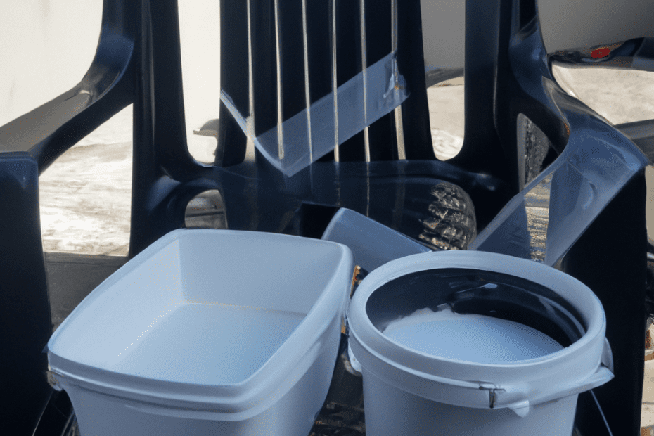 what to paint plastic chairs with