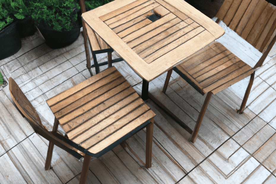 what chairs with wood table