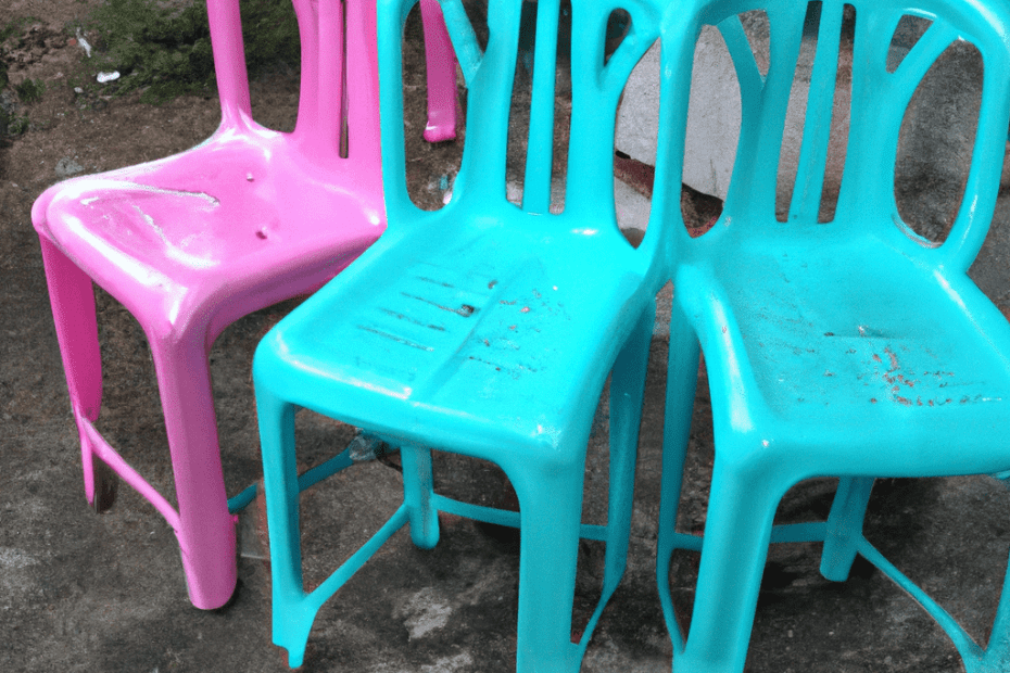 how to make plastic chairs look nice