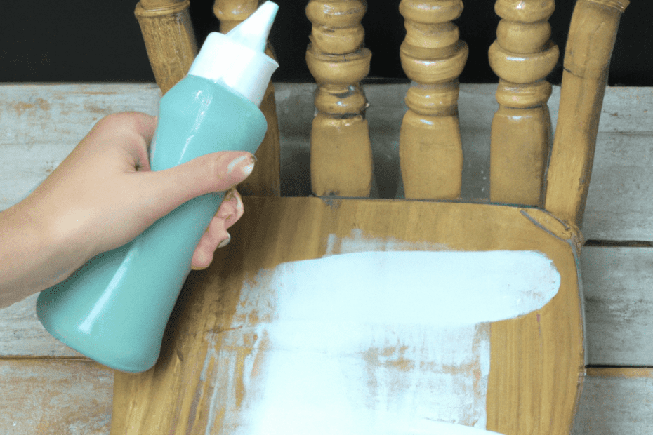 how to paint wooden chairs without sanding