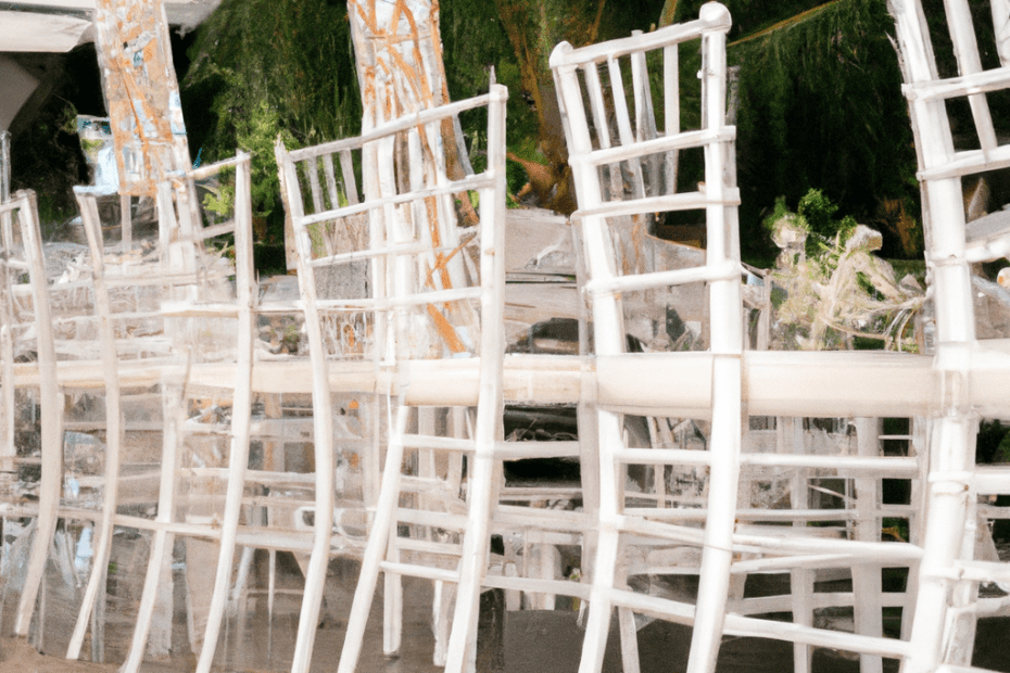 How to decorate with Chiavari chairs for events and weddings