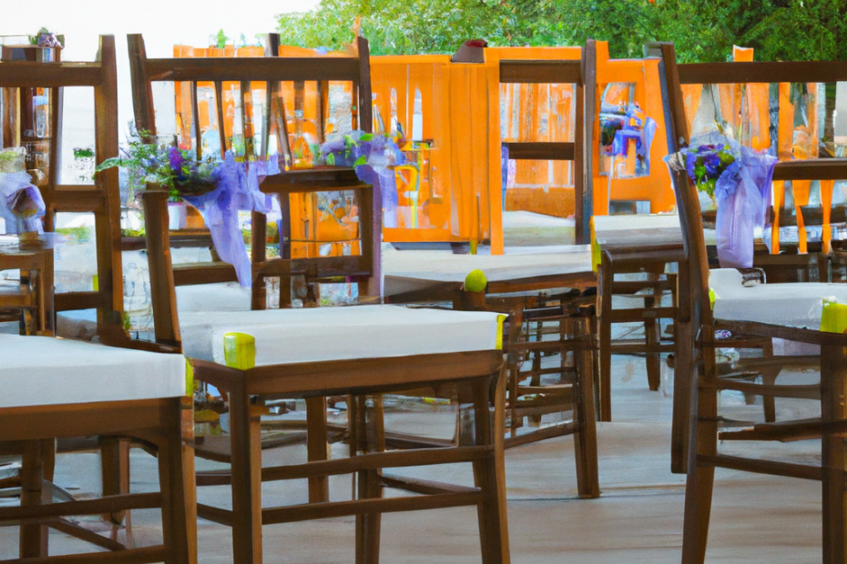 How do you decorate Chiavari chairs for a corporate event?