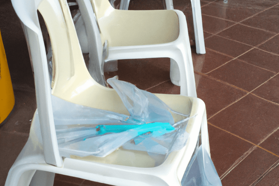 how clean plastic chairs