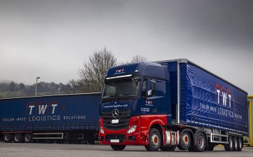 TWT Logistics Group curtainsiders Mercedes trucks