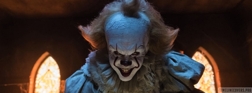 Movie It 2017 Pennywise Facebook Cover Photo