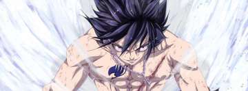 Anime Fairy Tail Gray Fullbuster Facebook Cover Photo