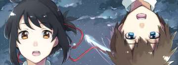 Anime Your Name Upside Down Facebook Cover Photo