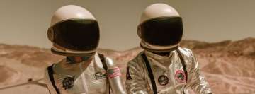 Astronauts on The Moon Facebook background TimeLine Cover