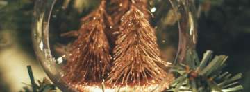 Bronze Christmas Tree Inside a Ball Facebook Cover-ups