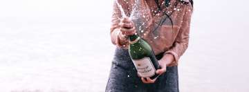 Champagne Beach Party Facebook Cover Photo