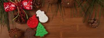 Christmas Cookies and Acorn Facebook Cover Photo