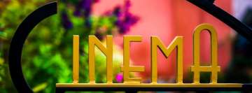 Cinema Word Sign Facebook Cover Photo