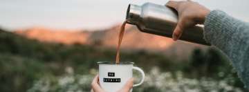 Coffee and Nature Go Outside Facebook Cover Photo