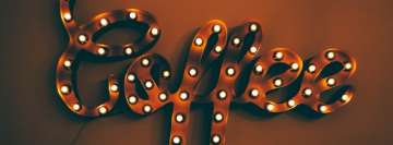 Coffee Light Sign Facebook Cover Photo