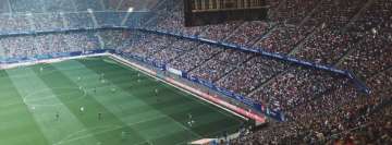 Crowd Studded Soccer Stadium Facebook Cover Photo