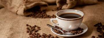 Tasse de café et de grains