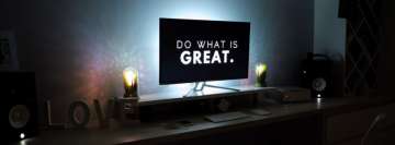 Do What is Great Word Sign Facebook Cover Photo