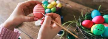 Pintura de huevos de Pascua Portada de Fb