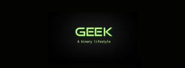 Geek Binary Lifestyle Facebook Cover Photo