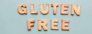 Gluten Free Cookie Words Facebook Cover Photo
