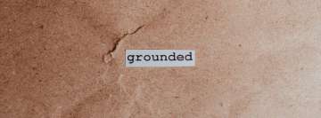 Grounded Cut Out Paper Facebook Cover Photo