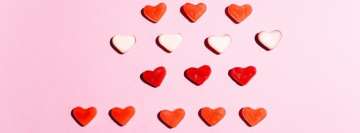 Heart Shaped Gummies Facebook Wall Image