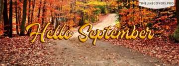 Hallo September, der Herbst ist da Facebook Cover-bild