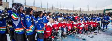 Hockey Teams Poses for Pictorial Fb cover