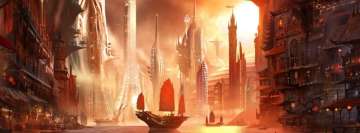 One Day Fantasy City Facebook Cover Photo
