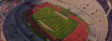 Oval American Football Stadium Facebook Banner