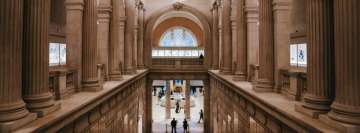 Part of Interior of Metropolitan Museum Facebook Cover Photo