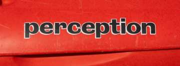 Perception Red Sign Facebook Cover Photo