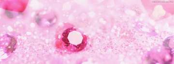 Pink Gem Jewelry Girly Facebook Cover Photo