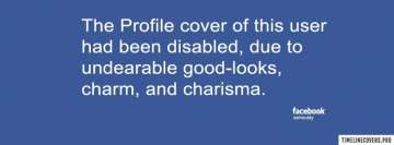 Profile Disabled Facebook background TimeLine Cover