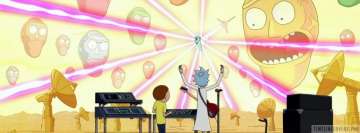 Rick and Morty are Rock Stars Facebook Cover Photo