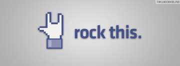 Rock das Facebook-Cover-Foto