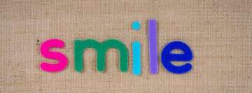 Smile Craft Word Sign Facebook Cover Photo
