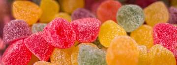 Sugar Coated Jelly Candies Facebook Wall Image