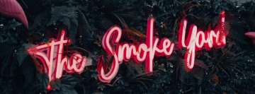 The Smoke Yard Pink Neon Light Sign Facebook Cover Photo