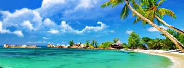 Tropical Relax Resort Facebook background TimeLine Cover