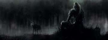 Video Game Dark Souls Lone Wolfes Facebook Cover
