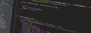 Web Developer Coding on Screen Hex2rgb