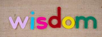 Wisdom Craft Word Sign Facebook Cover Photo