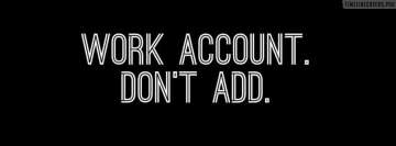 Work Account Facebook Cover