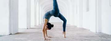 Yoga Pose Stretching Facebook Cover Photo