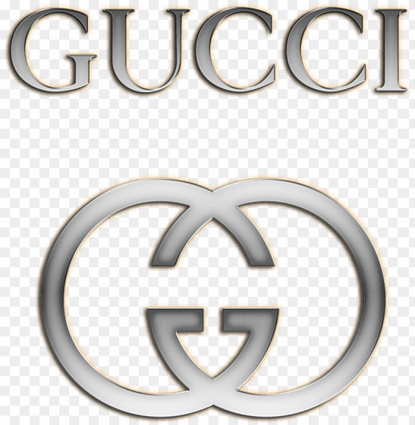 gucci logo in gold