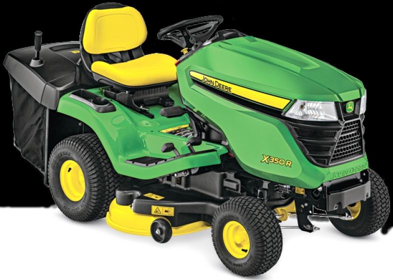 John Deere X350R Tractor with 42-inch Rear-Discharge Deck Lawn Tractor