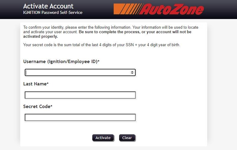 AZPeople Employees Registration Step 1