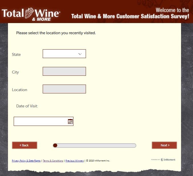 Total Wine Guest Feedback Survey